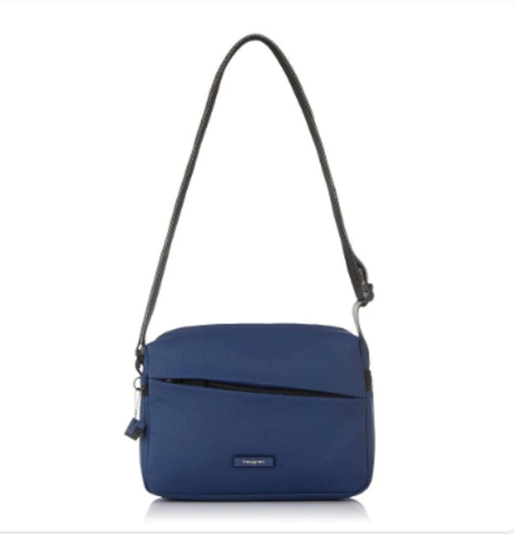 HEDGREN Unisex Neutron Crossbody Bag Medium Nuptune Blue Water Repellent NWT